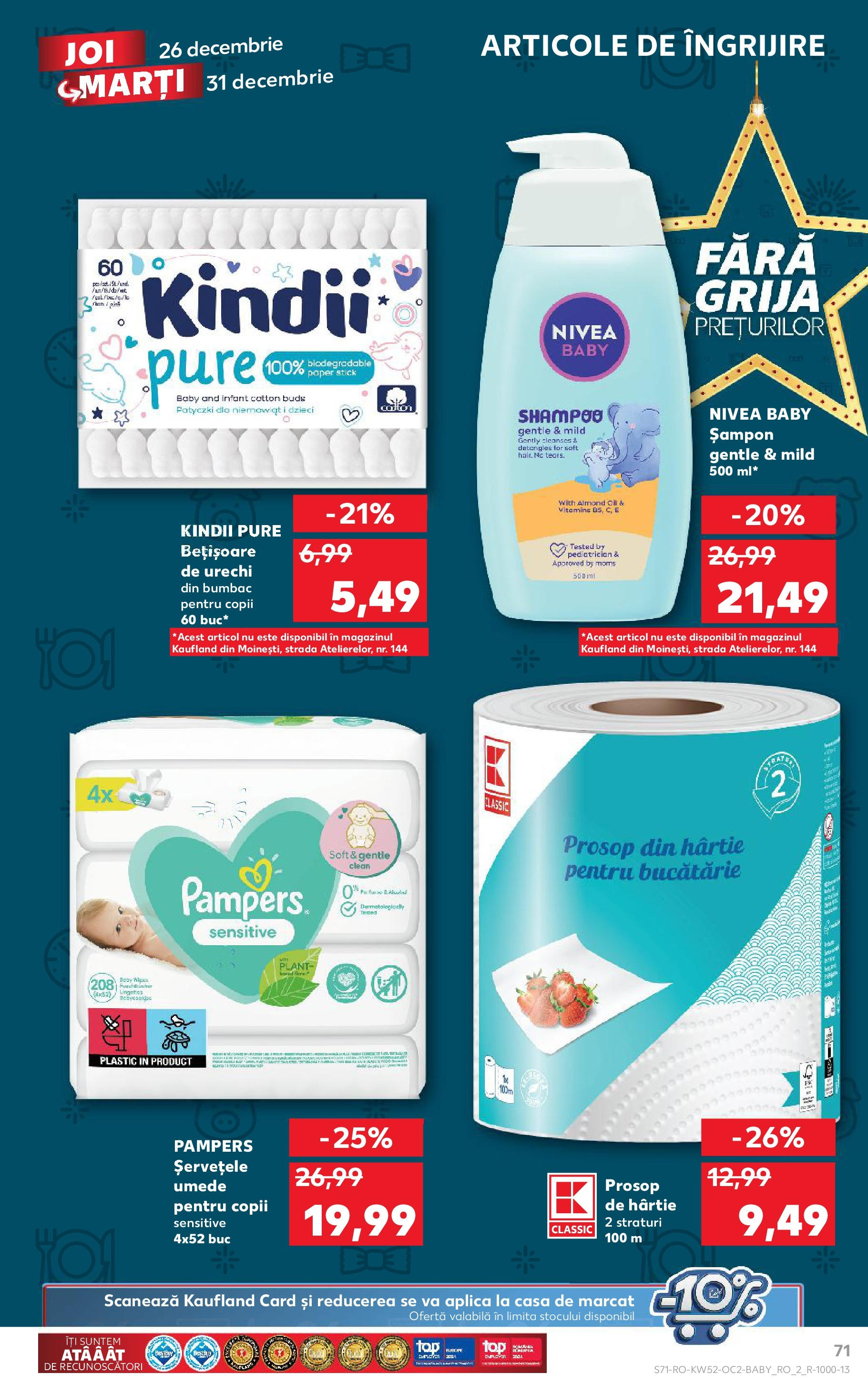 Kaufland - Catalog Kaufland până în data de 29.12.2024 24.12.2024 - Revista si Oferta | Pagină: 71 | Produse: Bucătărie, Șampon