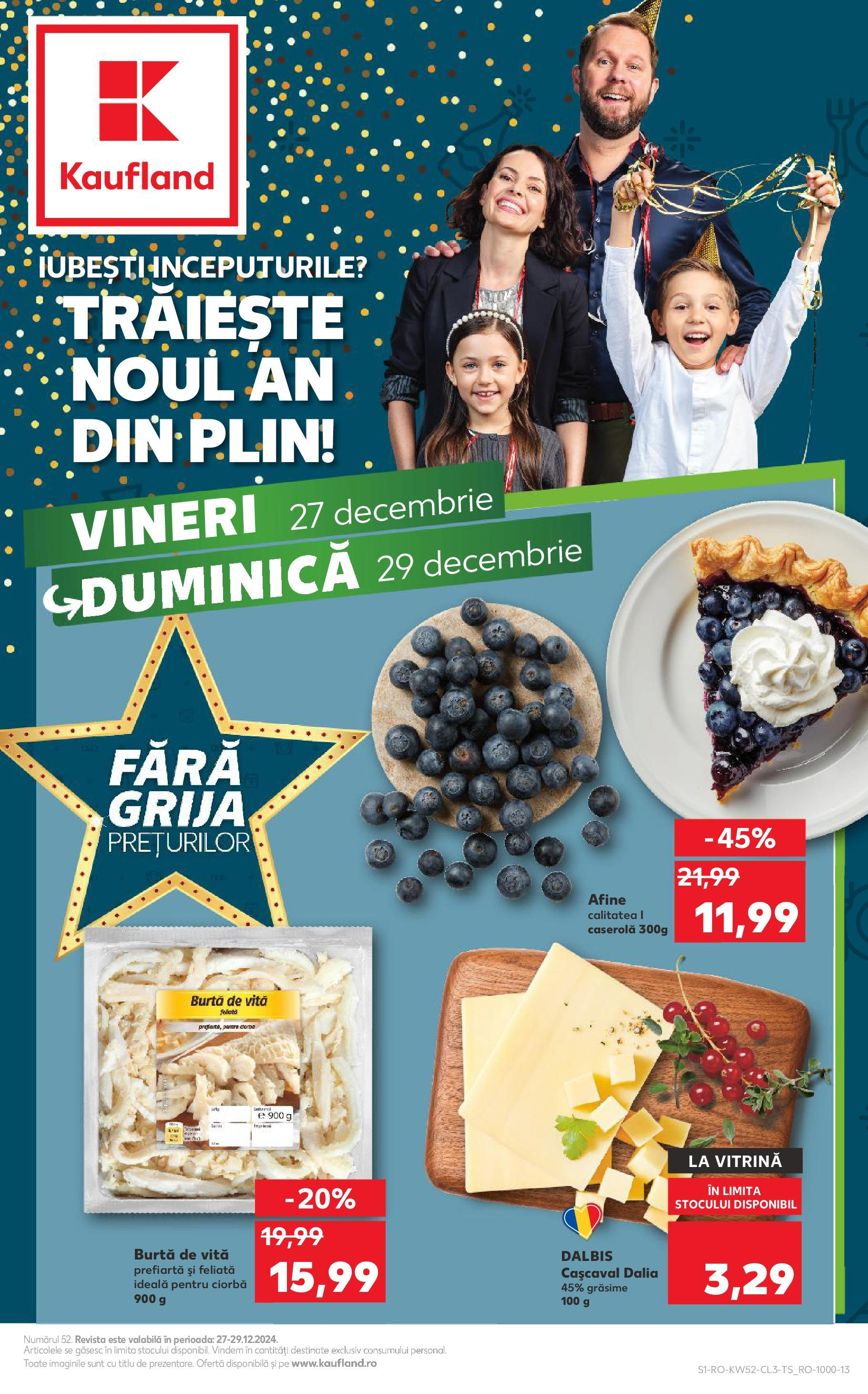 Catalog Kaufland de la 27.12.2024 - Revista "Râmnicu Vâlcea" - Pagină 1