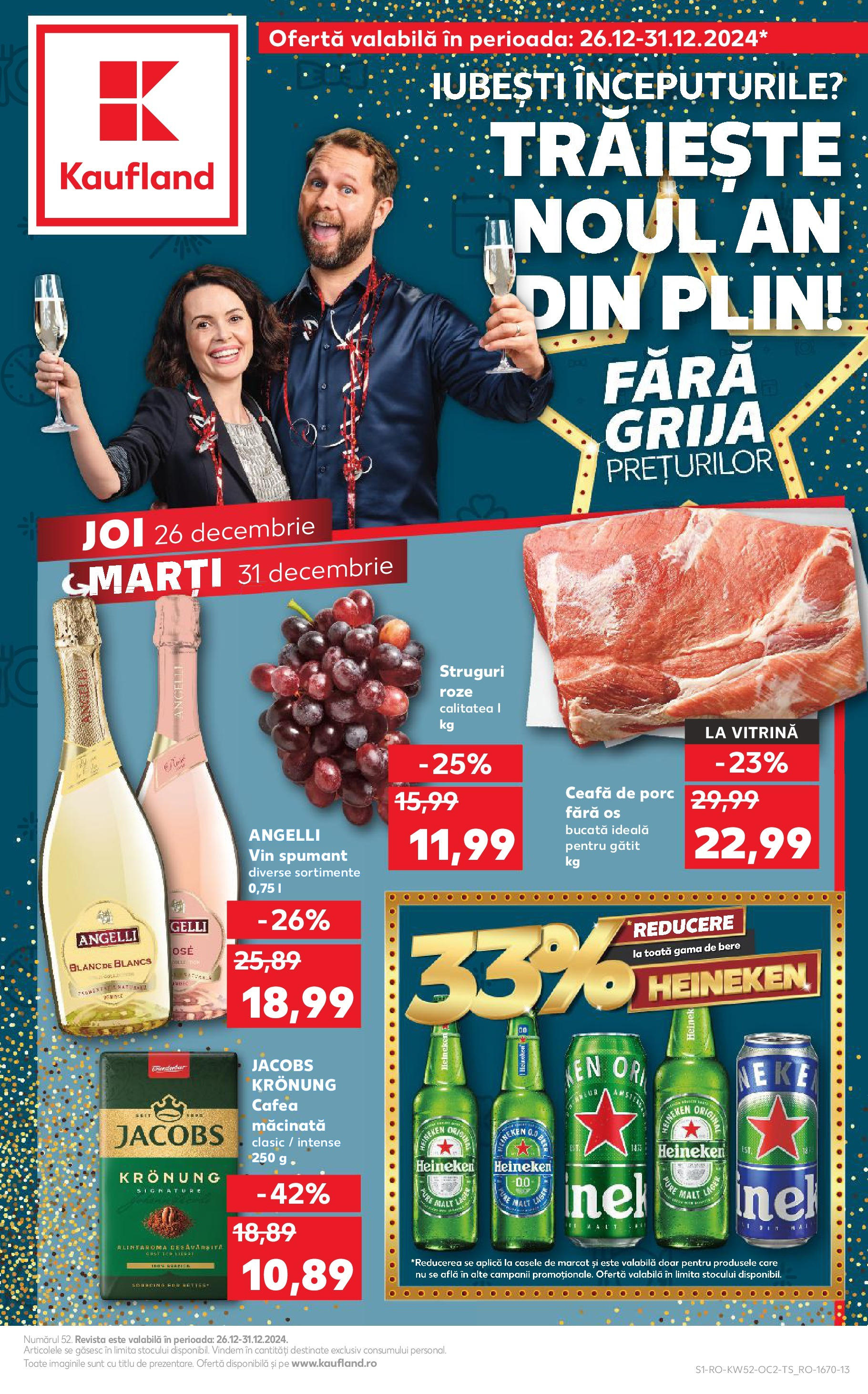 Catalog Kaufland de la 26.12.2024 - Revista "Râmnicu Vâlcea" - Pagină 1