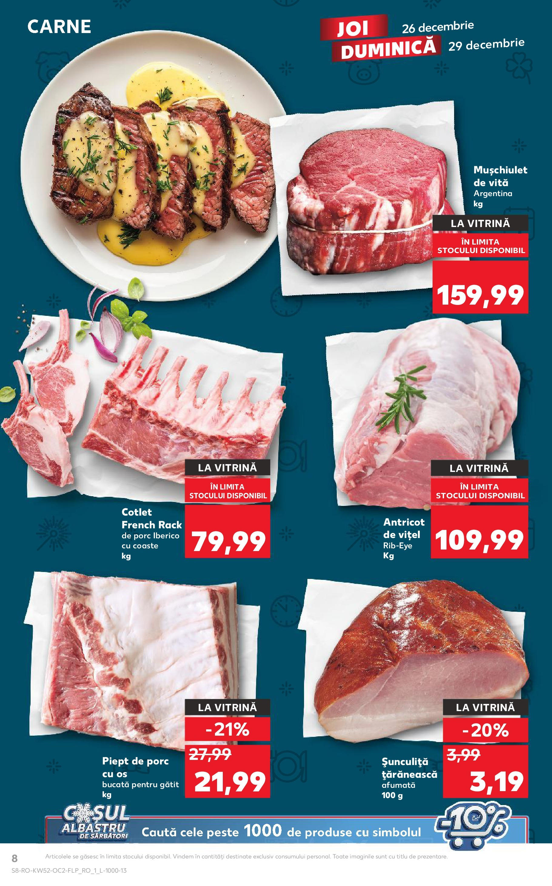 Catalog Kaufland - Bucureşti 26.12.2024 - Revista si Oferta | Pagină: 8 | Produse: Vitrină, Pește