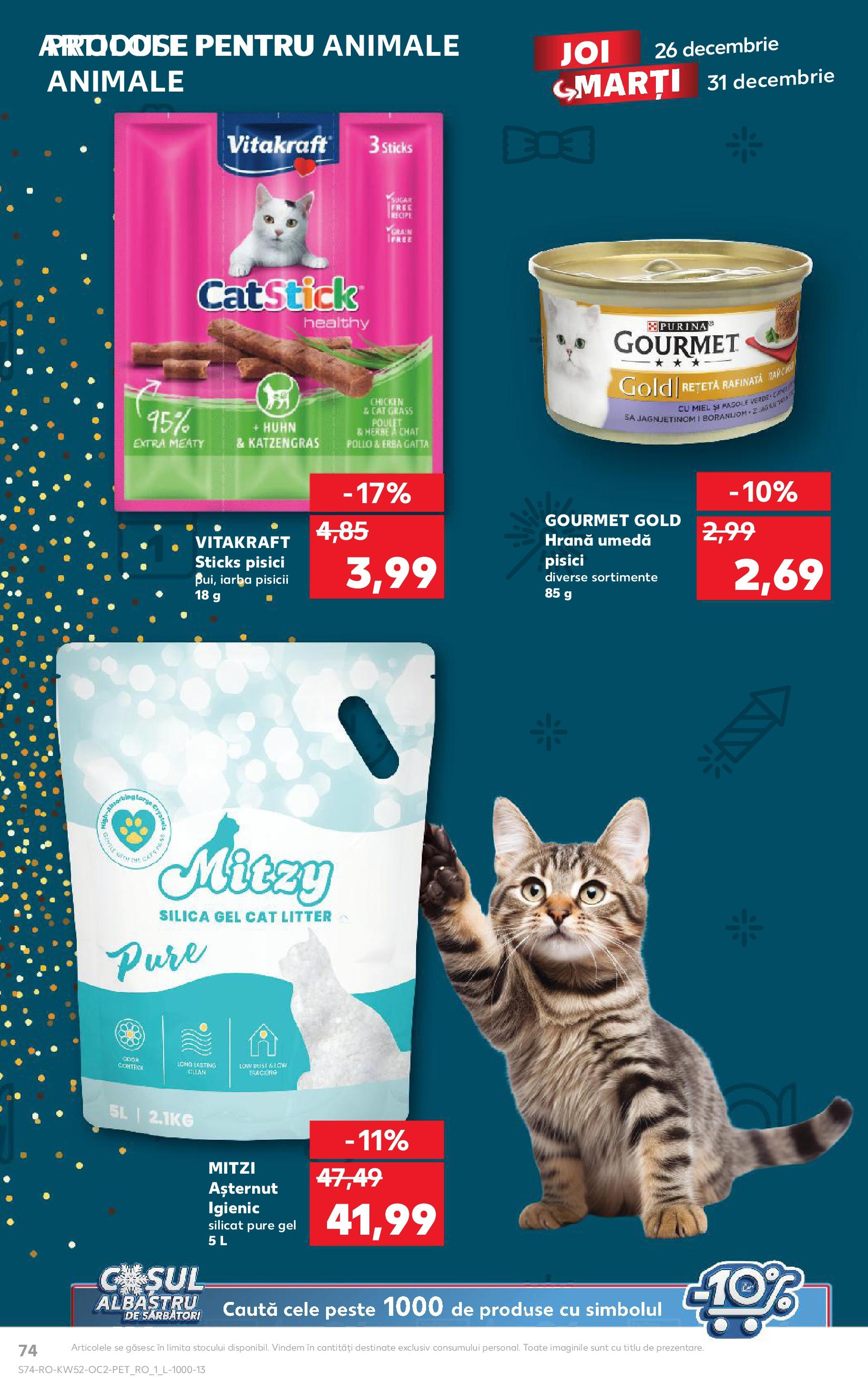 Catalog Kaufland - Bucureşti 26.12.2024 - Revista si Oferta | Pagină: 74 | Produse: Pește