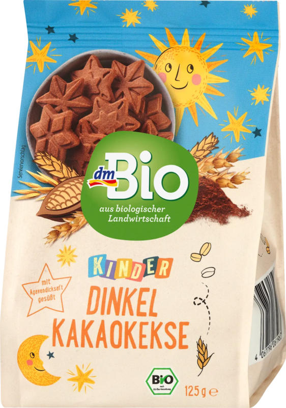 dmBio Dinkel Vollkorn Doppelkeks Kakao