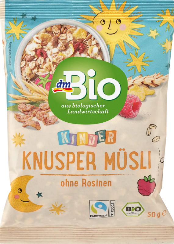 dmBio Müsli, Knusper Müsli für Kinder