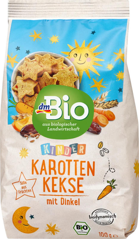 dmBio Karottenkekse mit Dinkel