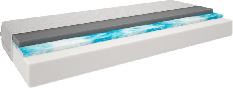 JYSK Матрак от пяна 160x200 см WELLPUR KVITA GF85 сив