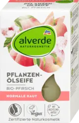 alverde NATURKOSMETIK Pflanzen&ouml;lseife Bio-Pfirsich