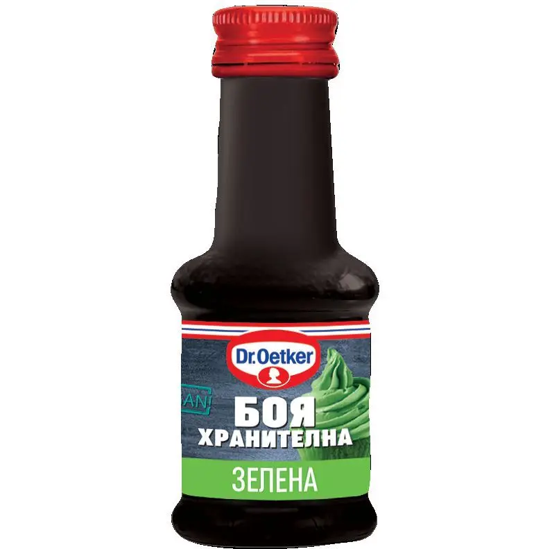 Dr. Oetker Зелена боя течна