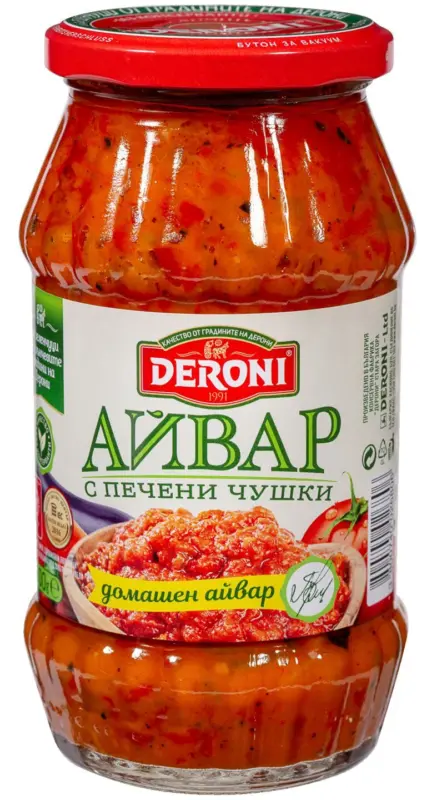 DERONI Домашен айвар с печени чушки