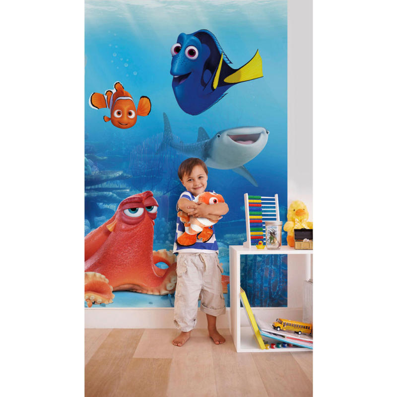 Komar Fototapete Dory and Friends 4-446 blau B/H: ca. 184x254 cm