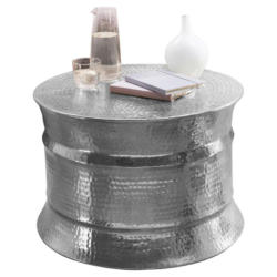 Couchtisch silber B/H/T: ca. 0x41x0 cm