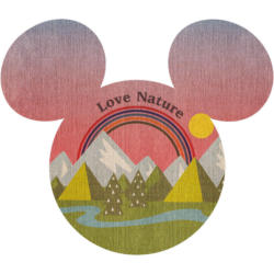 Komar Wandtattoo Mickey Head Summer Hike Mickey Head Summer Hike B/L: ca. 125x125 cm