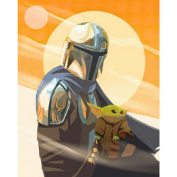 Komar Fototapete The Mandalorian Hunt for Grogu B/L: ca. 200x250 cm