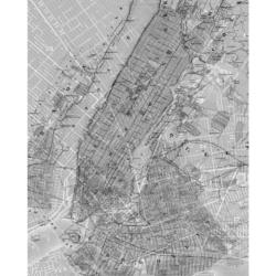 Komar Fototapete NYC Map B/L: ca. 200x250 cm