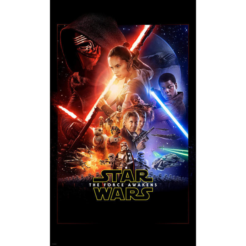 Komar Fototapete Star Wars EP7 Movie Poster B/L: ca. 120x200 cm