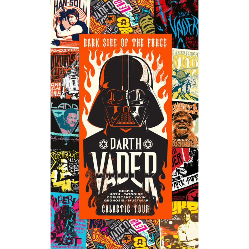 Komar Fototapete Star Wars Rock on Posters B/L: ca. 120x200 cm