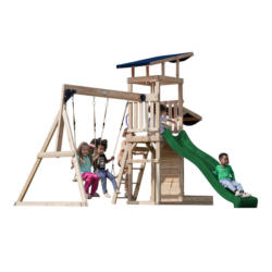 AXI Spielturm Malik braun B/H/L: ca. 345x270x336 cm