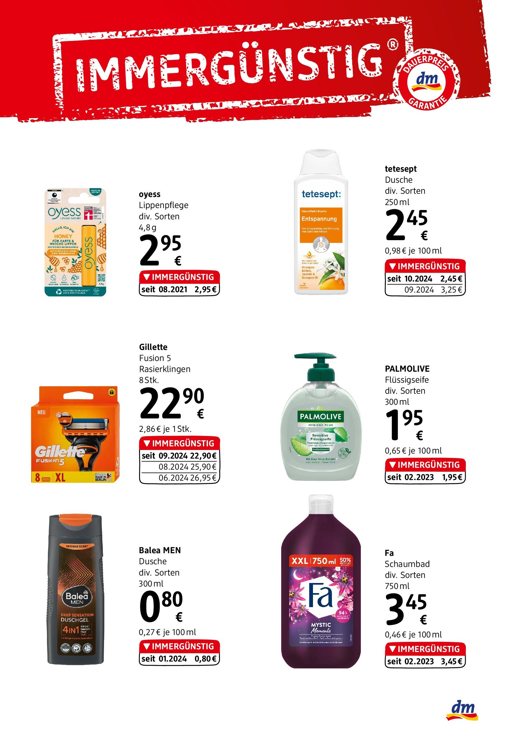 dm drogerie markt Journal Express von 27.12.2024 - Aktuelle Angebote | Seite: 4 | Produkte: Dusche, Duschgel, Orangen