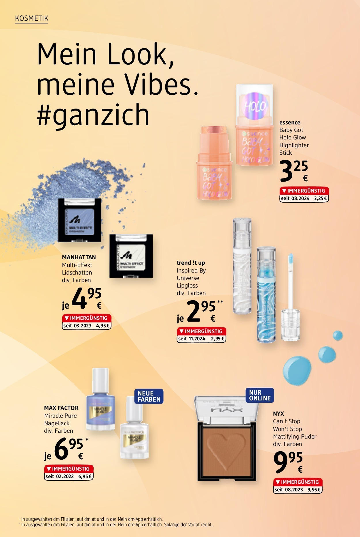 dm drogerie markt Journal Januar 2025 von 08.01.2025 - Aktuelle Angebote | Seite: 12 | Produkte: Puder, Lidschatten, Lipgloss, Nagellack