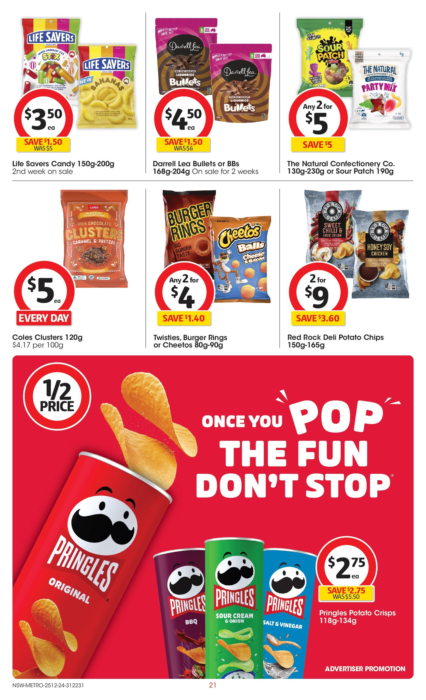 ﻿﻿Coles catalogue valid from 24/12/2024 > Online Australia | Page: 21 | Products: Milk, Chicken, Chips, Chilli