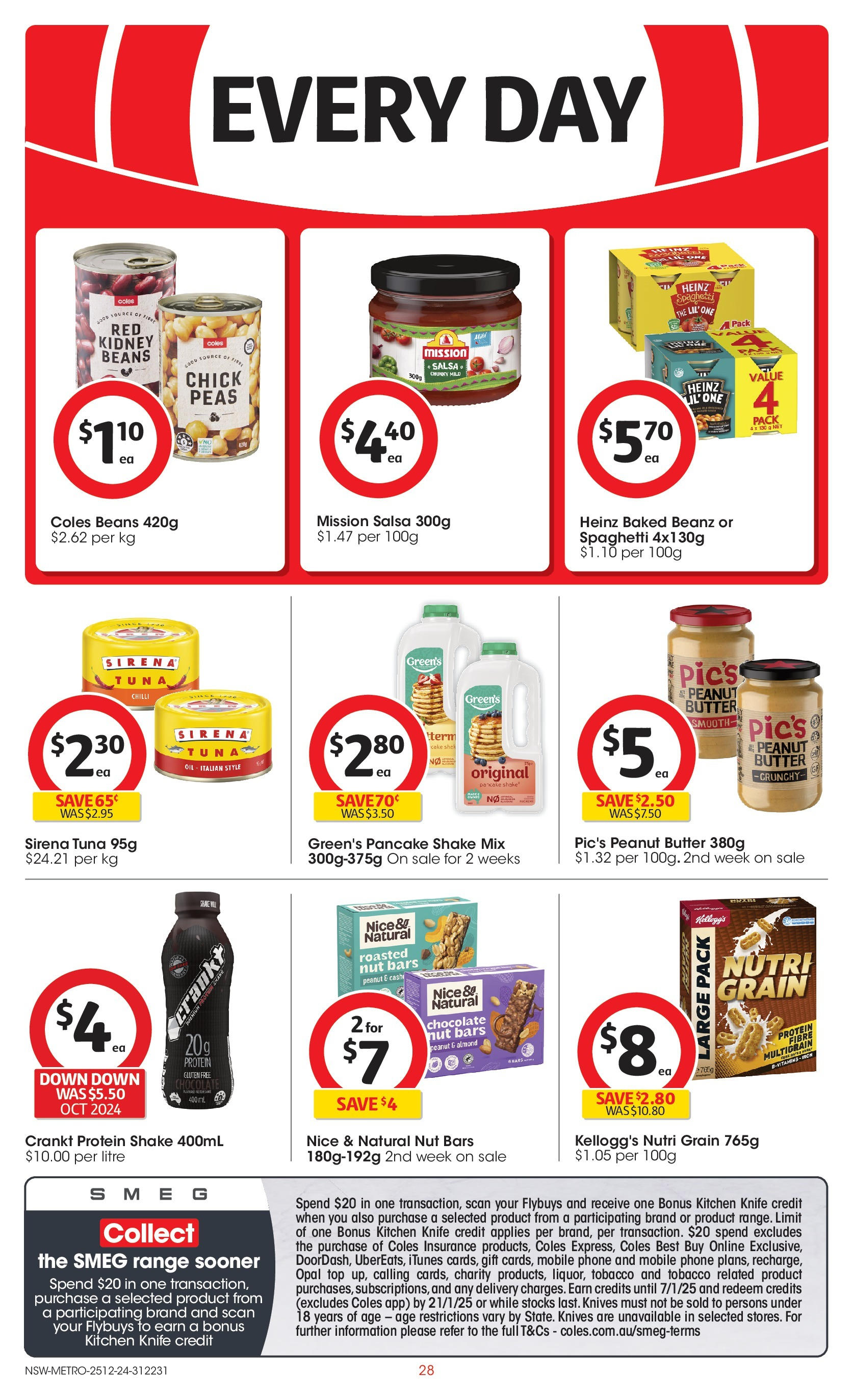 ﻿﻿Coles catalogue valid from 24/12/2024 > Online Australia | Page: 28 | Products: Oil, Opal, Tuna, Mobile