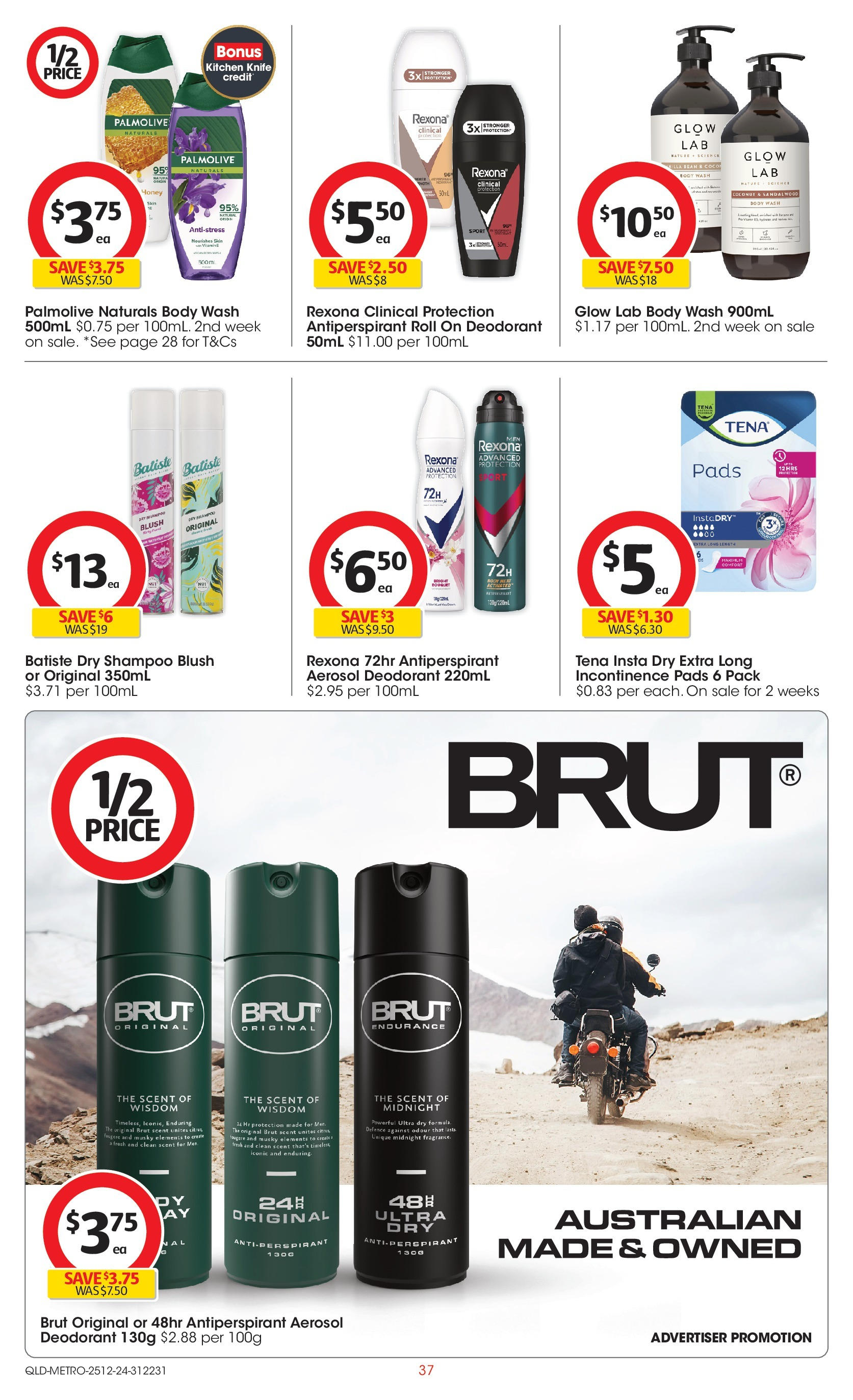 ﻿﻿Coles catalogue valid from 25/12/2024 > Online Australia | Page: 37 | Products: Blush, Shampoo, Honey, Deodorant