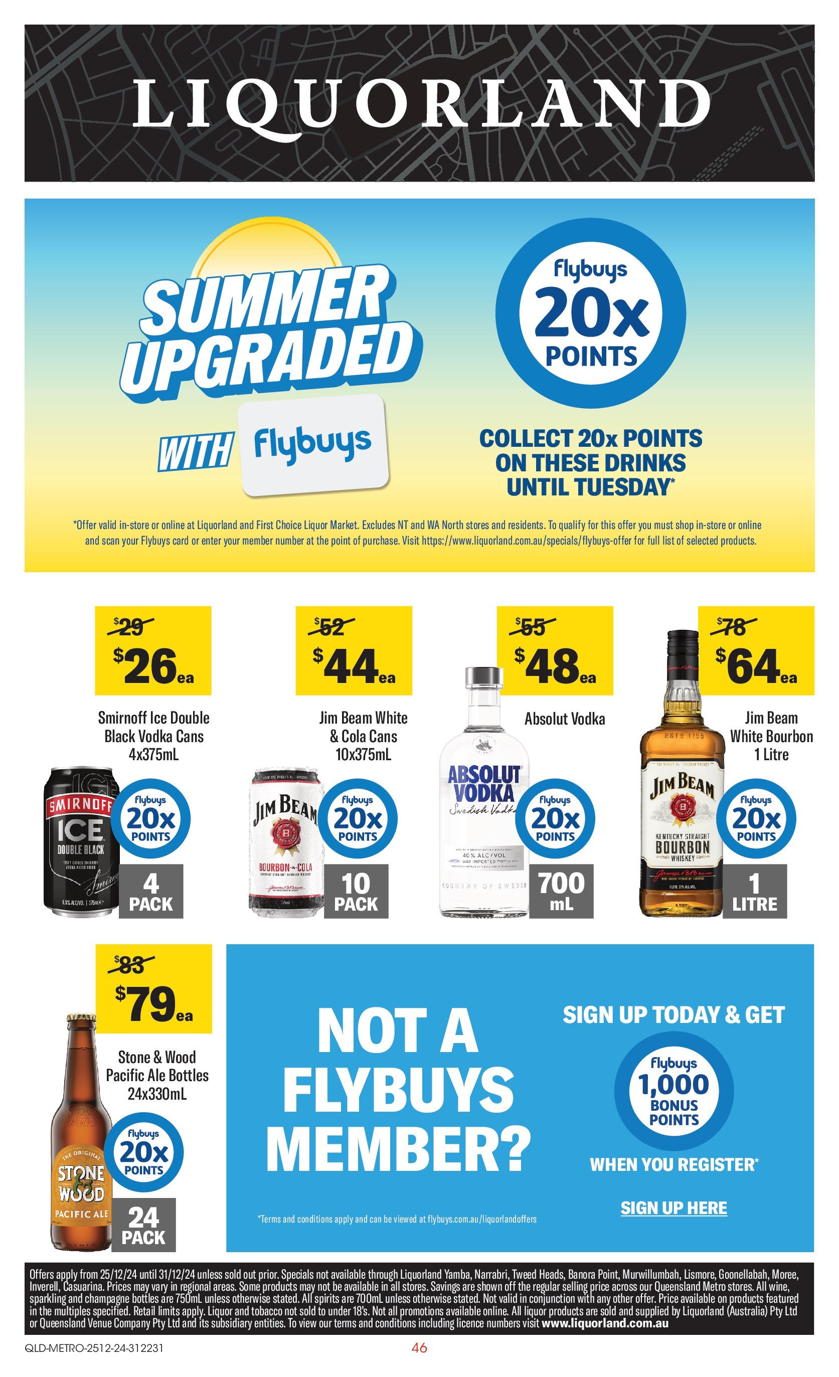 ﻿﻿Coles catalogue valid from 25/12/2024 > Online Australia | Page: 46 | Products: Bourbon, Vodka, Whiskey, Wood