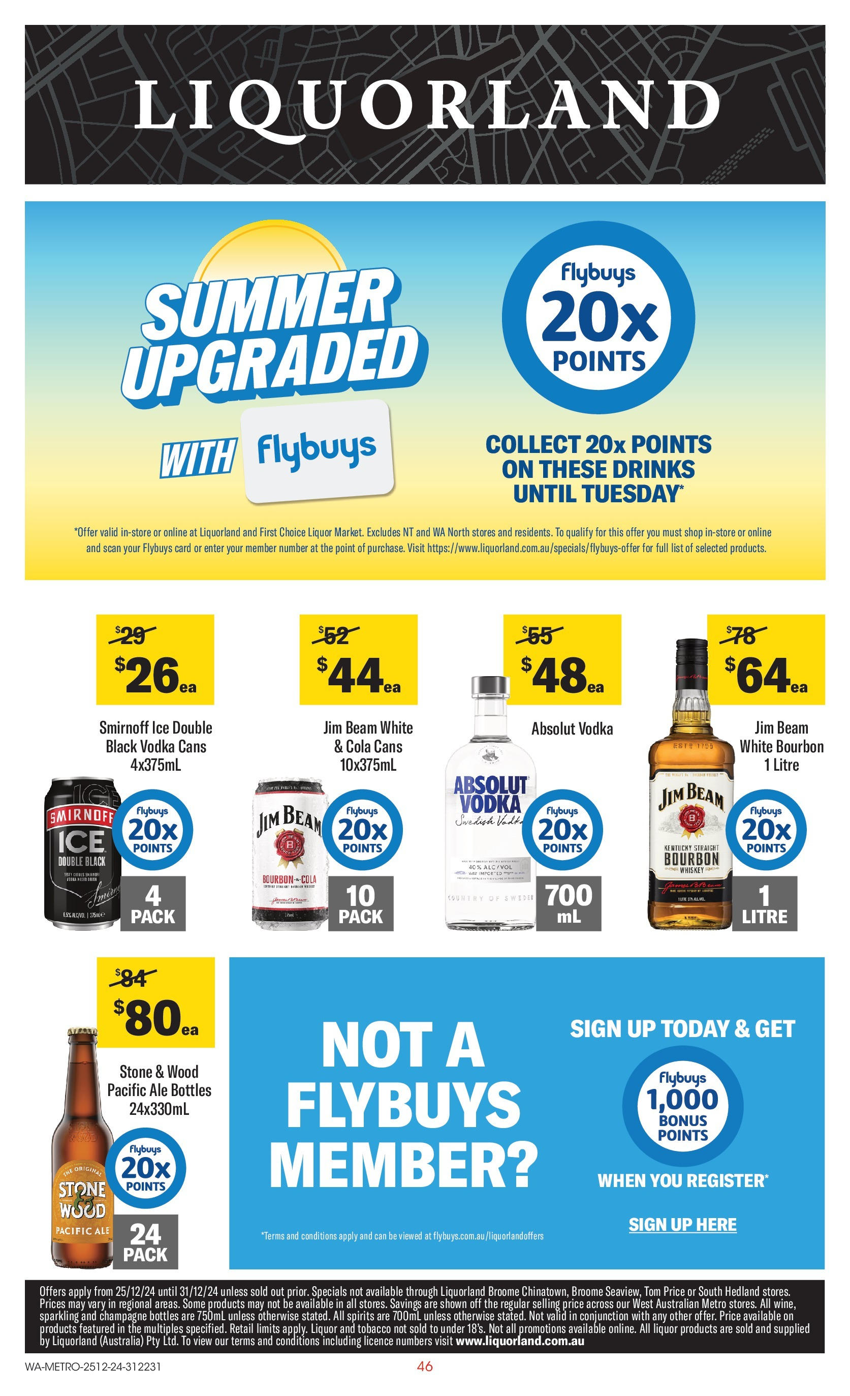 ﻿﻿Coles catalogue valid from 25/12/2024 > Online Australia | Page: 46 | Products: Bourbon, Vodka, Whiskey, Wood