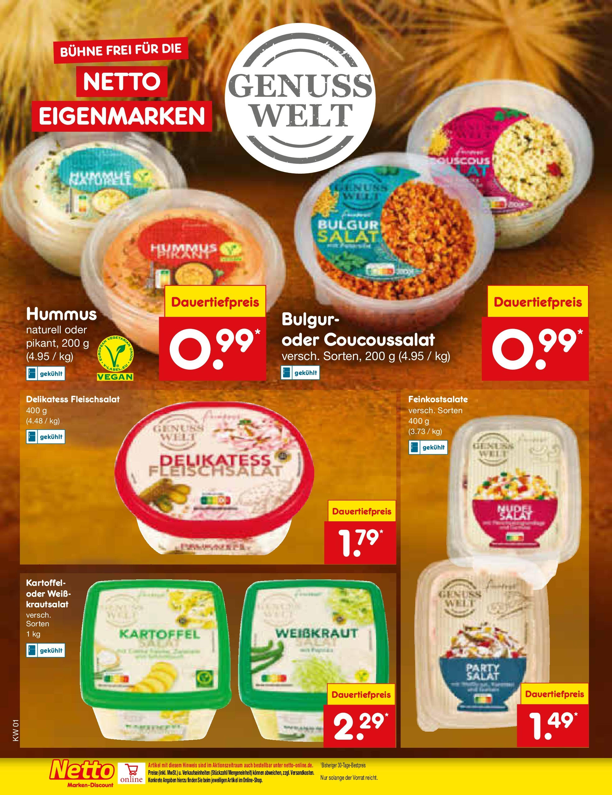 Netto Marken-Discount - Berlin, Corinthstraße 32 (ab 30.12.2024) » Angebote | Seite: 12 | Produkte: Salat