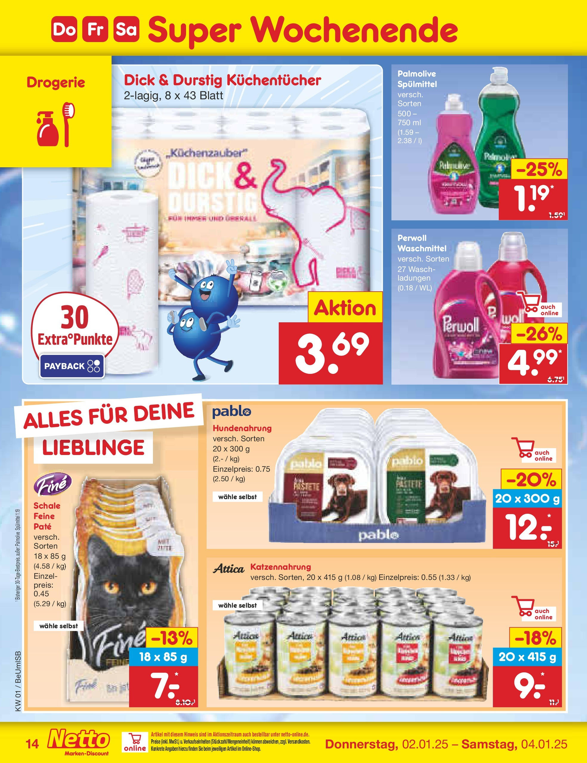 Netto Marken-Discount - Berlin, Corinthstraße 32 (ab 30.12.2024) » Angebote | Seite: 54 | Produkte: Perwoll, Waschmittel