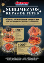 Costco NOTRE SÉLECTION REPAS - au 31.12.2024