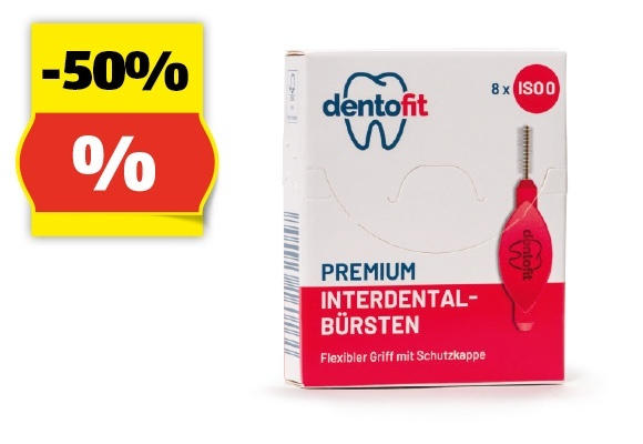 DENTOFIT Interdentalbürsten, 8 Stück