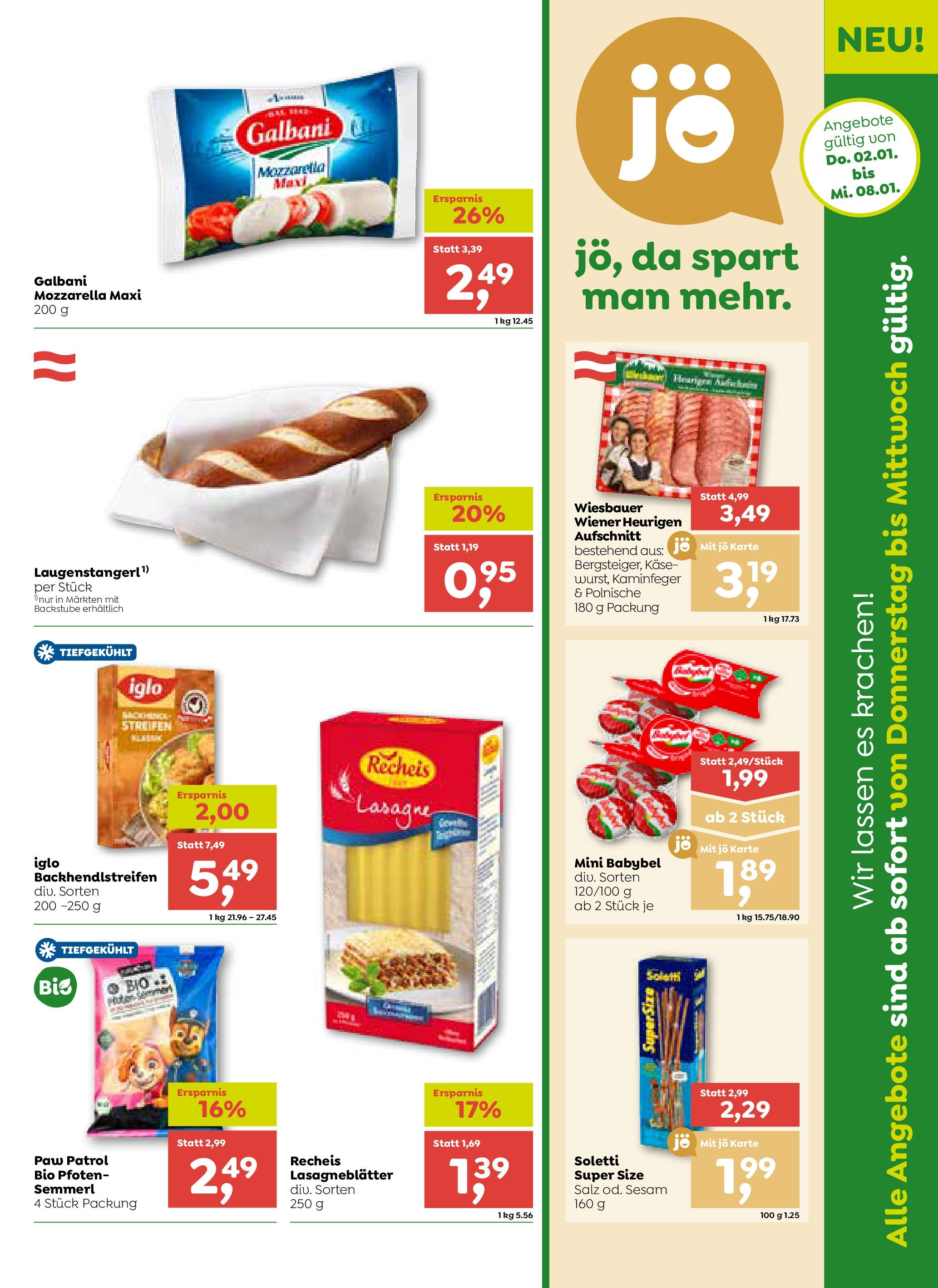 ADEG Angebote von 02.01.2025 - Aktuelle Angebote | Seite: 5 | Produkte: Salz, Käse