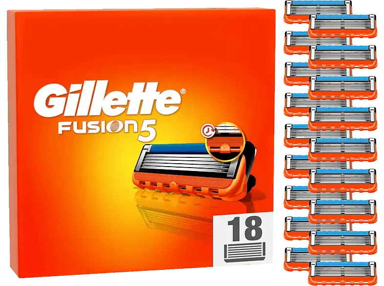 Gillette Fusion5 Systemklingen 18er; Rasierklinge