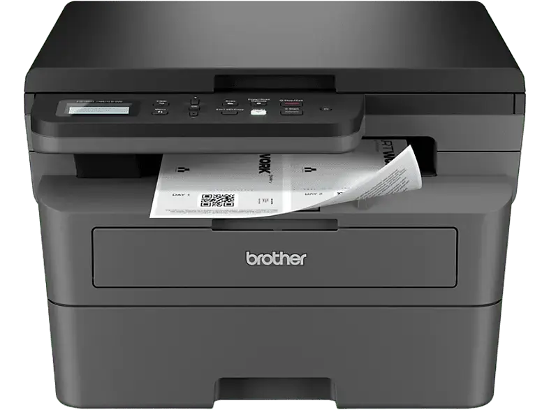 BROther DCP-L2627DWE, Multifunktionsdrucker mit EcoPro Toner-Abo, WLAN, Laserdruck, Schwarz/Anthrazit, Einzelpatronen