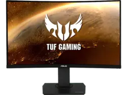ASUS VG32VQR TUF 31,5 Zoll Curved Gaming Monitor, WQHD, 1 ms Reaktionszeit, 400 cd/m², 165 Hz, Schwarz