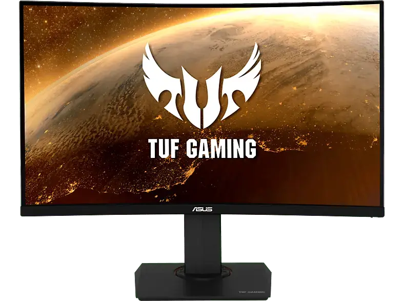 ASUS VG32VQR TUF 31,5 Zoll Curved Gaming Monitor, WQHD, 1 ms Reaktionszeit, 400 cd/m², 165 Hz, Schwarz