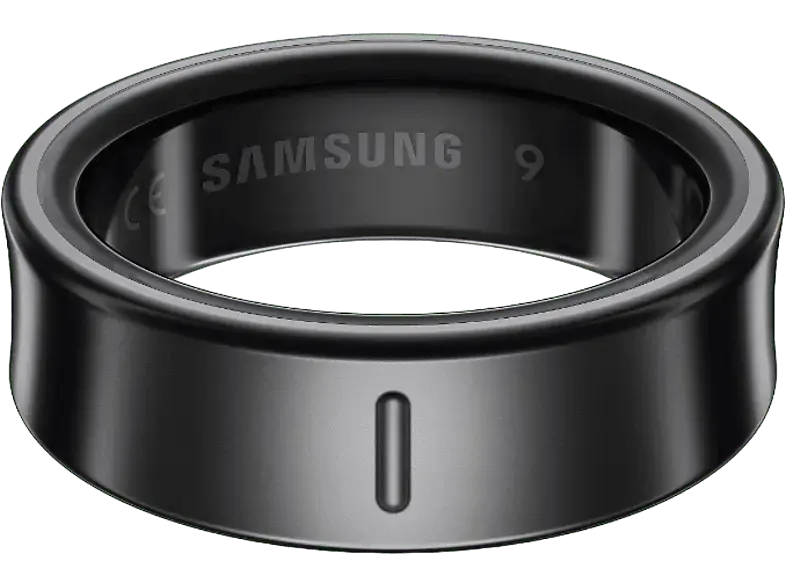 Samsung Q507 Galaxy Smart Ring Größe 7, 17.3 mm, Titanium, Schwarz