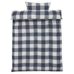 JYSK Lenjerie pat flanel SCOTTI 140x200 gri/alb