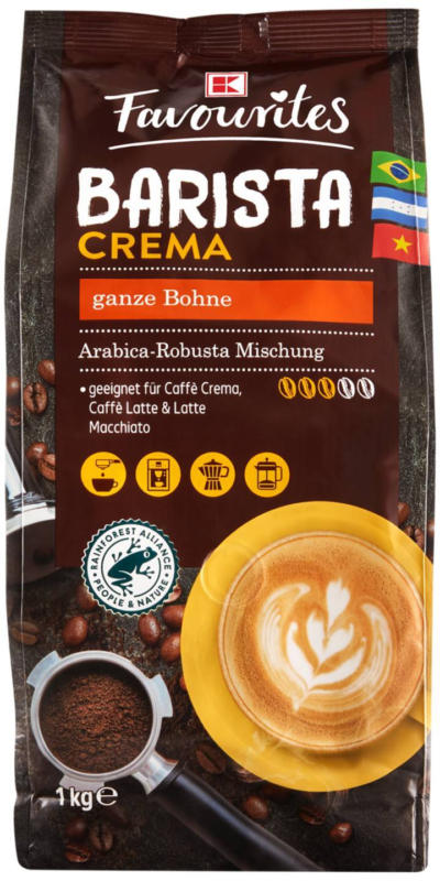 K-Favourites Кафе на зърна Barista различни видове
