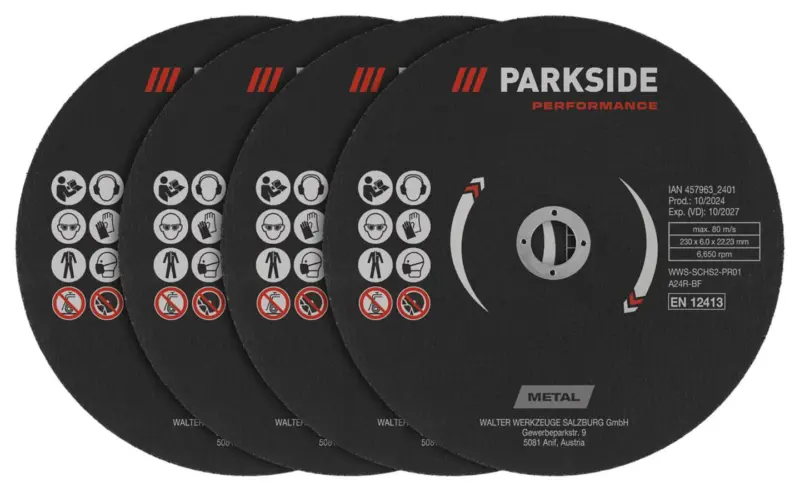 Parkside® Режещ диск различни видове