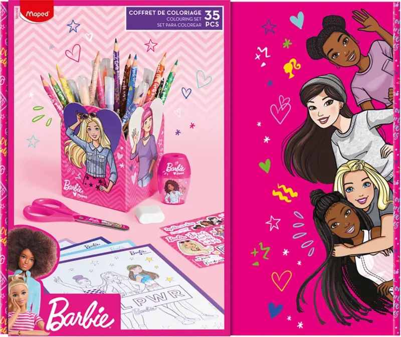 MAPED BARBIE Креативен комплект 35 части