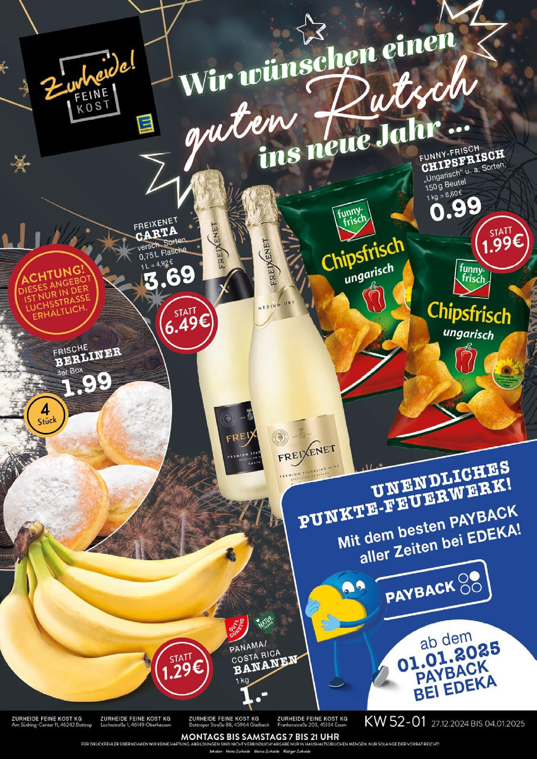 EDEKA Prospekt ab 27.12.2024 - EDEKA: Wochenangebote Online