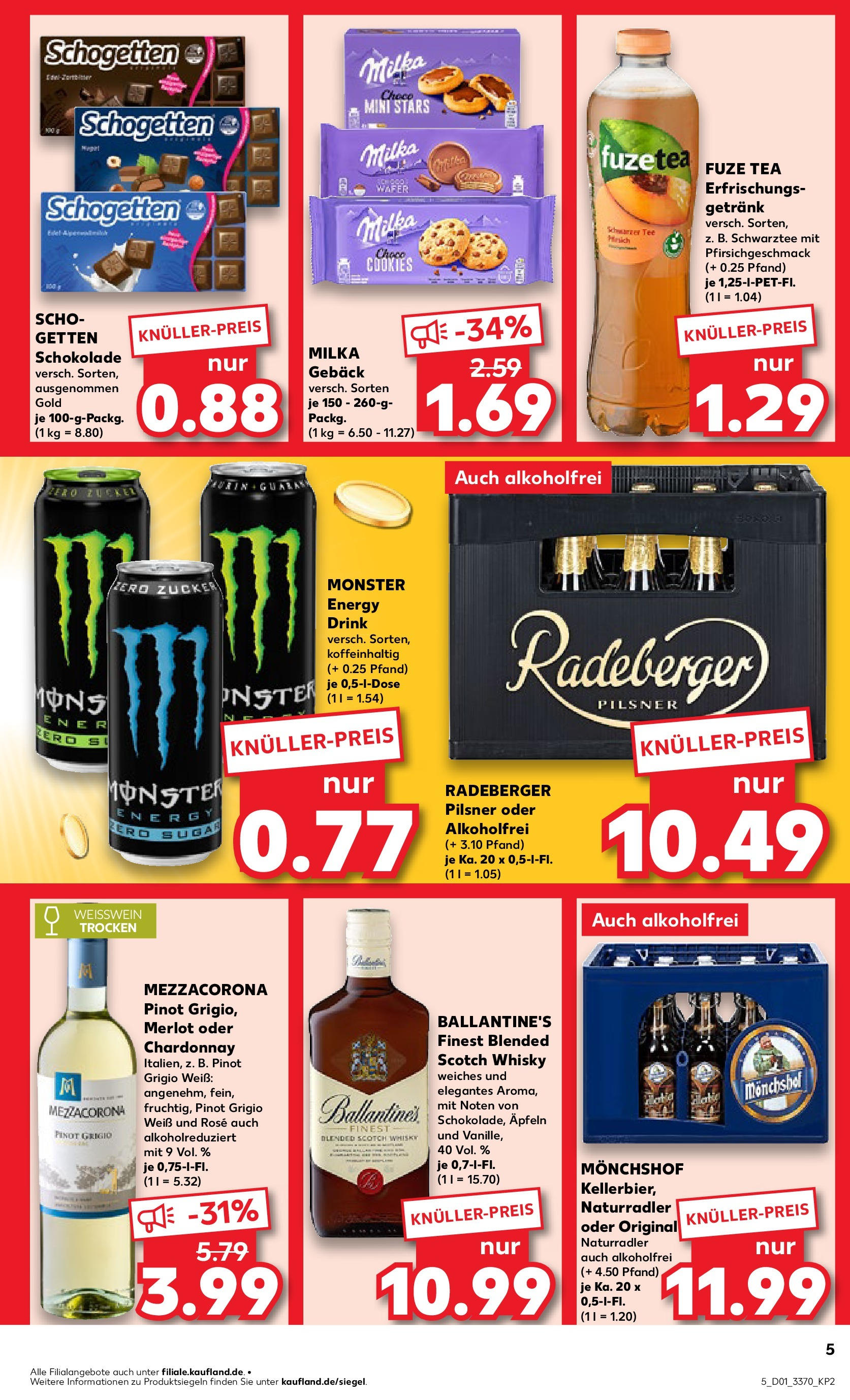 Kaufland - Strausberg, Otto-Grotewohl-Ring 72 (ab 02.01.2025) » Angebote Online zum Blättern | Seite: 5 | Produkte: Whisky, Weißwein trocken, Merlot, Zucker