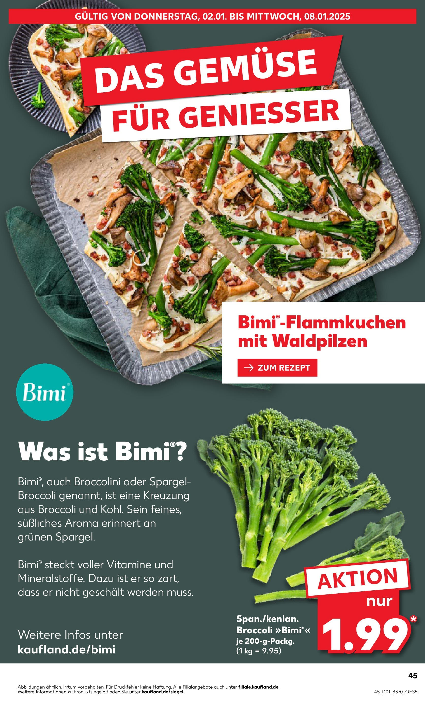 Kaufland - Berlin-Reinickendorf, Ollenhauerstraße 122 (ab 02.01.2025) » Angebote Online zum Blättern | Seite: 45 | Produkte: Spargel, Gemüse