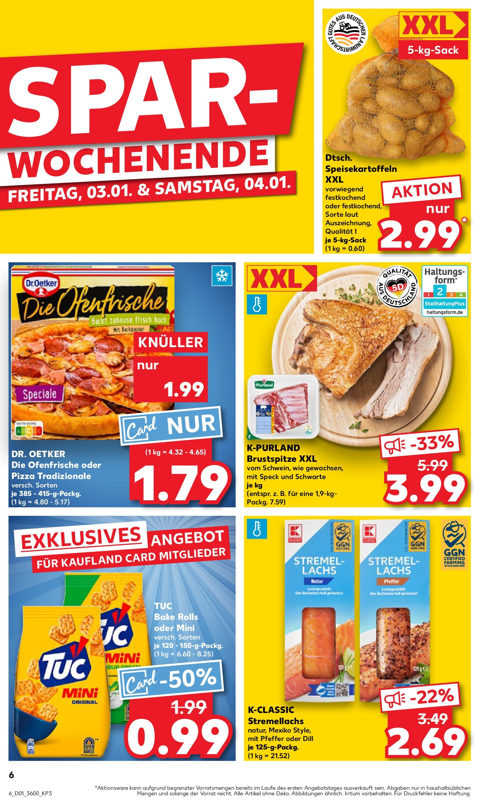 Kaufland - Ahrensfelde, Landsberger Chaussee 17 (ab 02.01.2025) » Angebote Online zum Blättern | Seite: 6 | Produkte: Ofenfrische, Pfeffer, Dill, Pizza