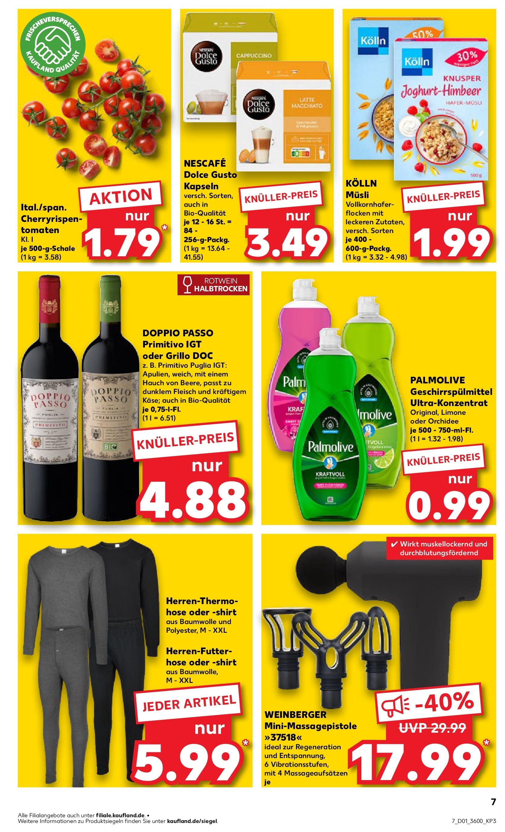 Kaufland - Ahrensfelde, Landsberger Chaussee 17 (ab 02.01.2025) » Angebote Online zum Blättern | Seite: 7 | Produkte: Nescafe, Orchidee, Doppio passo primitivo, Doppio Passo