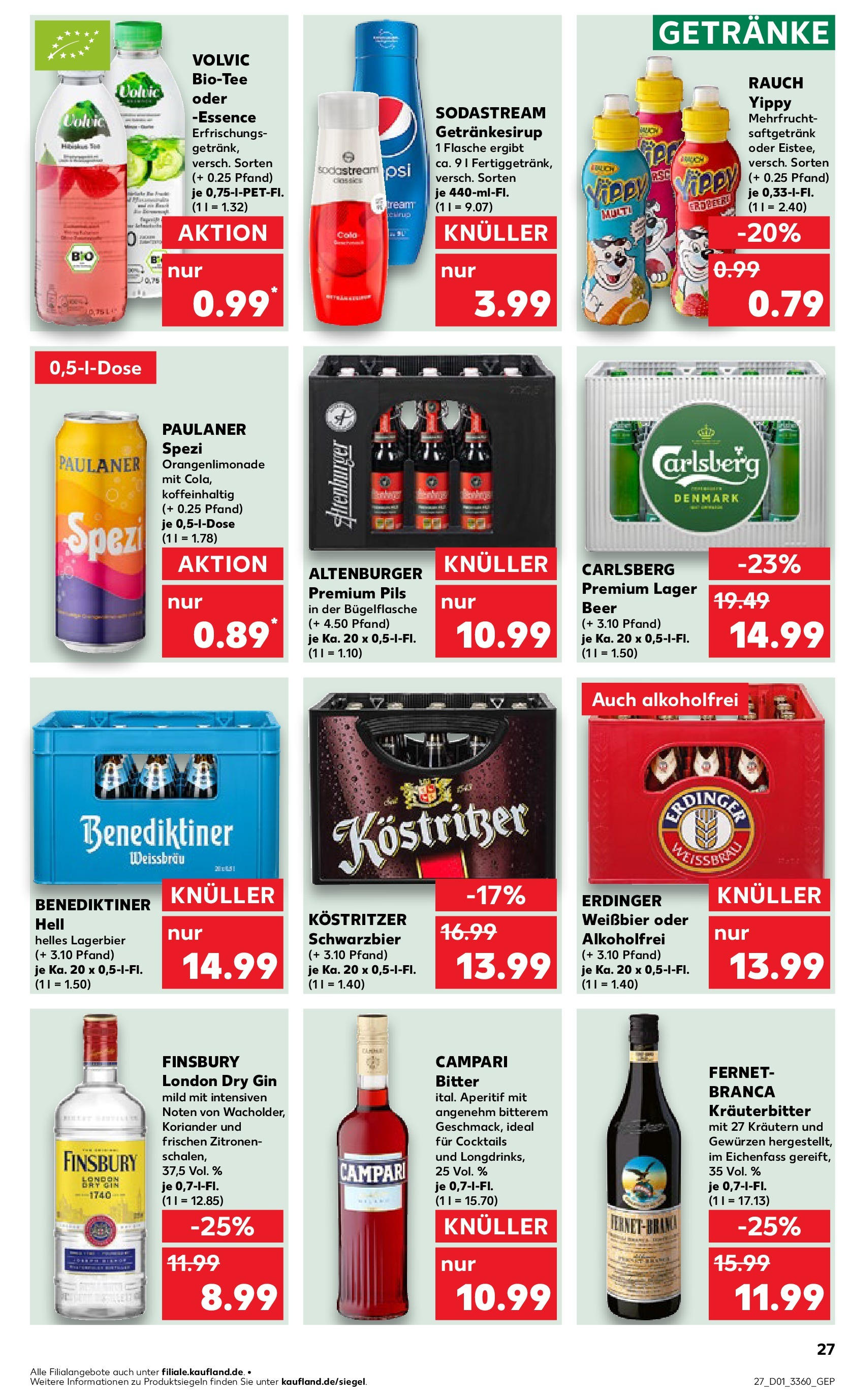 Kaufland - Strausberg, Otto-Grotewohl-Ring 72 (ab 02.01.2025) » Angebote Online zum Blättern | Seite: 27 | Produkte: Kostritzer, Weißbier, Paulaner spezi, Zitronen