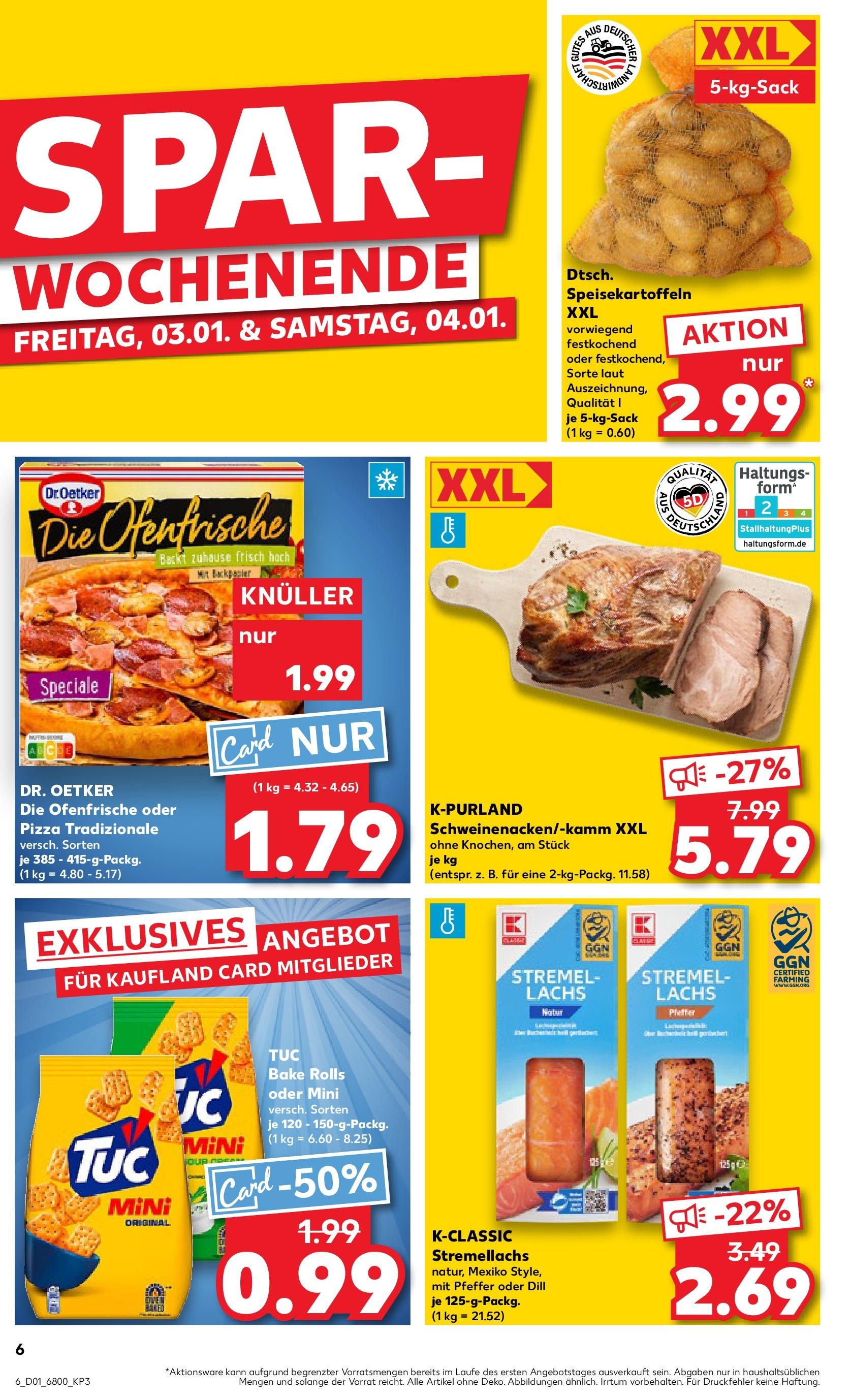 Kaufland - Berlin-Reinickendorf, Ollenhauerstraße 122 (ab 02.01.2025) » Angebote Online zum Blättern | Seite: 6 | Produkte: Ofenfrische, Lachs, Dill, Pizza