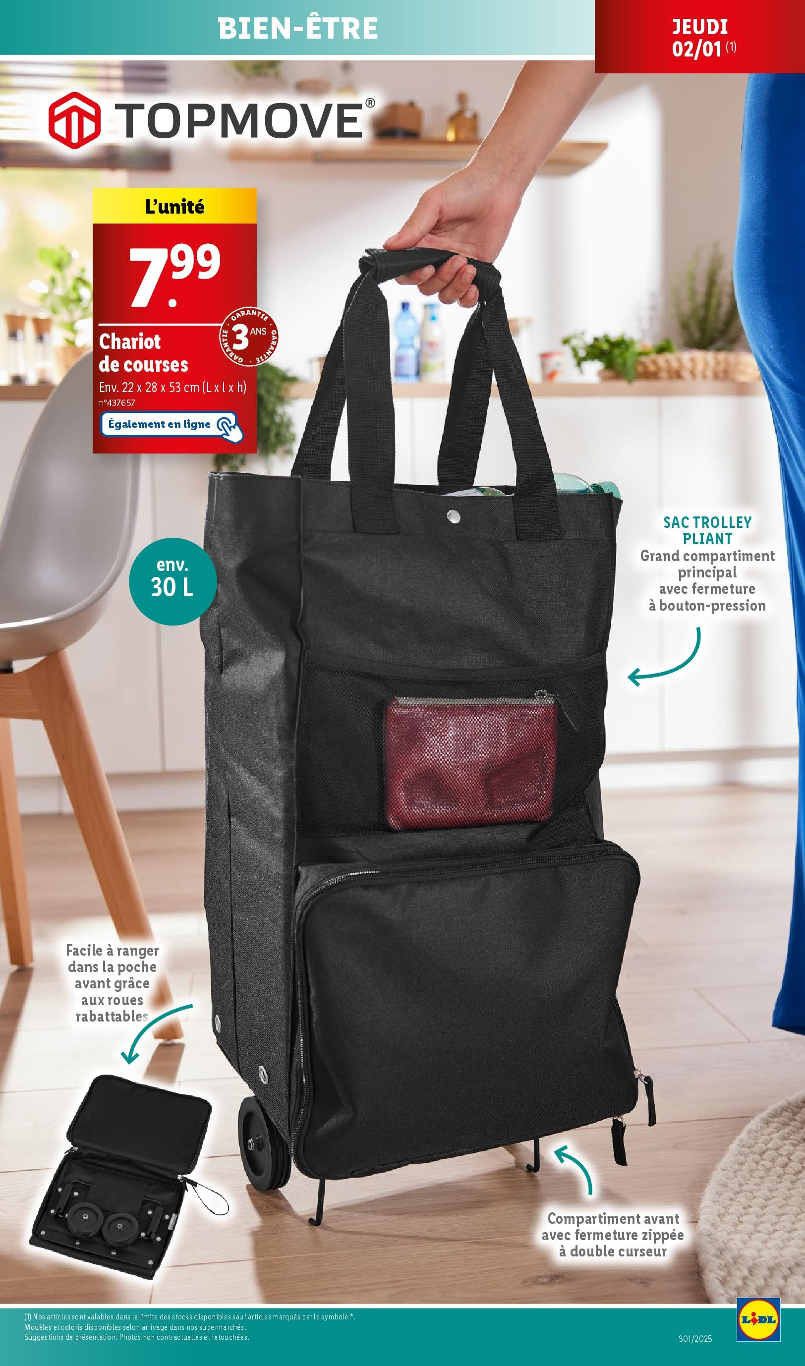 Catalogue LIDL du 01/01/2025 | Promo prospectus en ligne | Page: 51 | Produits: Sac