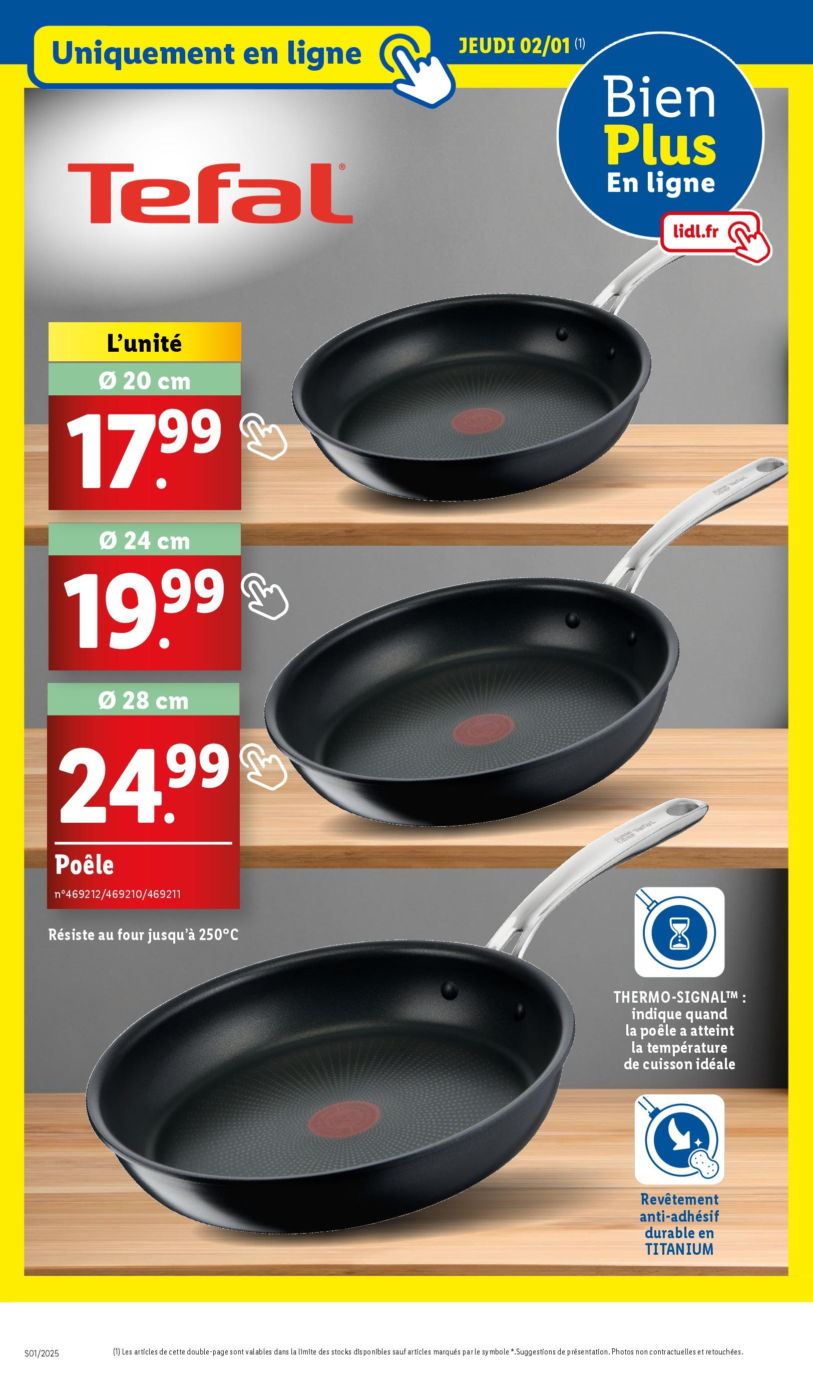 Catalogue LIDL du 01/01/2025 | Promo prospectus en ligne | Page: 54 | Produits: Four, Poêle